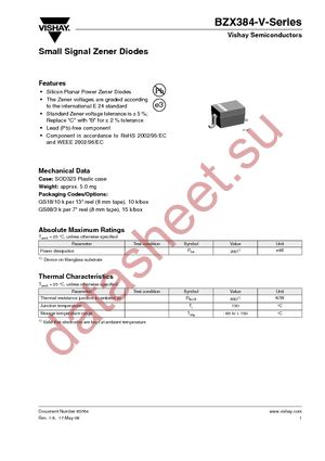 BZX384B10-V-GS08 datasheet  